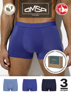 Комплект трусов мужских Omsa OmB 3234 синих 3XL