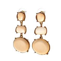 Серьги подвески из бижутерного сплава Moon Paris ML-24.03-0301, смола