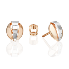 Серьги пусеты из золота PLATINA jewelry 02-5380