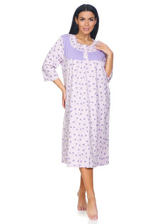 Ночная сорочка женская Toontex Б6 фиолетовая 56 RU