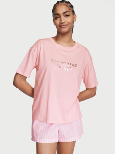 Пижама женская Victorias Secret 11214679 розовая XS