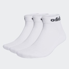 Набор носков Adidas для мужчин, из 3х пар, HT3457, размер S, бело-черные-001A