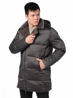 Зимняя куртка мужская Fanfaroni 3937 серая 50 RU