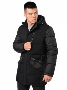 Зимняя куртка мужская Fanfaroni 3185 черная 46 RU