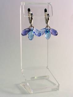 Серьги из бижутерного сплава Jenavi Жу-Жу, Swarovski