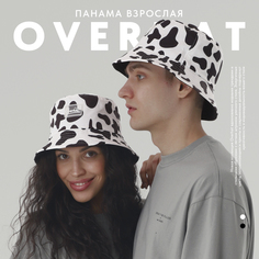 Панама унисекс Overhat 10133337 белая/черная, р.56
