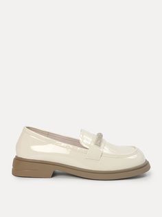 Лоферы женские Versiya shop 1278H бежевые 37 EU