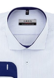 Рубашка мужская Greg 121/199/1171/Z/1 белая 39