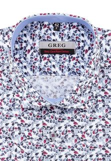 Рубашка мужская Greg 263/101/14653/C/1 голубая 41