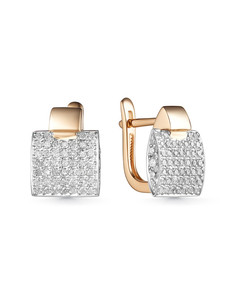 Серьги из золота Dewi 101020008, бриллиант