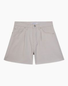 Шорты женские Gloria Jeans GSH011529 светло-серый M/170