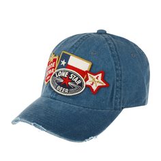 Бейсболка унисекс AMERICAN NEEDLE PBC-1907B PBR синяя one size