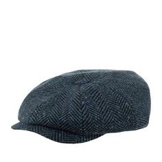 Кепка унисекс Wigens 101345 NEWSBOY RETRO CAP синяя, р.63