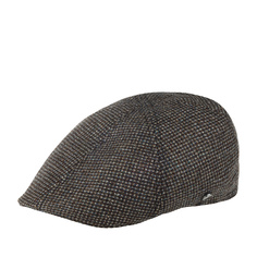 Кепка унисекс Lierys 6610207 DUCK CAP WOOL/CASHMERE синяя/серая, р.57