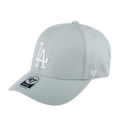Бейсболка унисекс 47 BRAND B-MVP12WBV-LG Los Angeles Dodgers MLB светло-серая, one size