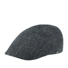 Кепка унисекс Lierys 6610510 DUCK CAP WOOL серая, р.58