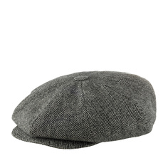 Кепка унисекс Wigens 101950 BAKER BOY CAP серая, р.63