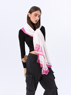 Шейный платок женский Braccialini BFR349-XX-421 розовый, 180x90 см
