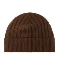 Шапка унисекс Wigens 180085 коричневая, one size