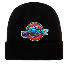 Шапка унисекс Mitchell & Ness KTCFFH21HW008-UJAUtahJazz черная, one size Mitchell&Ness