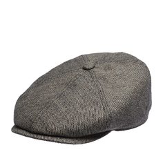 Кепка унисекс Stetson 66425016-PANELCAPSILK серая, р.55