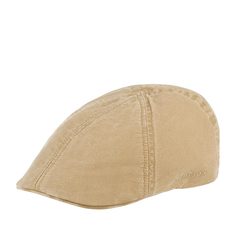 Кепка уточка унисекс Stetson 6611107 TEXAS ORGANIC COTTON бежевая, р. 61