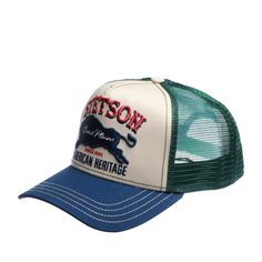 Бейсболка унисекс Stetson 7751152 GREAT PLAINS синяя / кремовая, one size