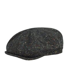 Кепка восьмиклинка унисекс HANNA HATS Eight Panel 95B2 серая / коричневая, р. 57