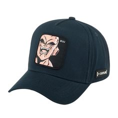 Бейсболка унисекс CAPSLAB CL/DBZ5/1/BUU/F Dragon Ball Majin Buu темно-синяя, one size Capslab®