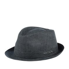 Шляпа унисекс Stetson 1113102 TRILBY LINEN серая, р. 63