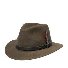 Шляпа унисекс Stetson 2598123 POWELL коричневая, р. 61