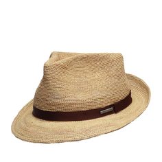 Шляпа унисекс Stetson 1338504 PLAYER RAFFIA CROCHET бежевая, р. 63