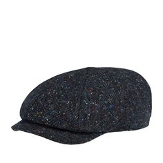 Кепка восьмиклинка унисекс HANNA HATS Abbey AB2 серая / коричневая, р. 55