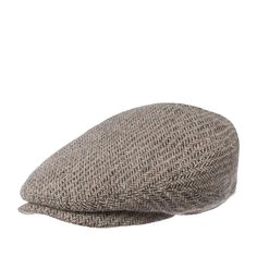 Кепка коппола унисекс Stetson 6380506 DRIVER CAP HERRINGBONE темно-серая, р. 61