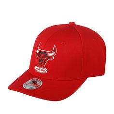 Бейсболка унисекс MITCHELL NESS HHSS3260-CBUYYPPPRED1 Chicago Bulls NBA красная, one size Mitchell&Ness