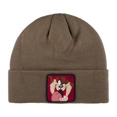 Шапка бини унисекс CAPSLAB CL/LOO5/1/BON/TAZ3 Looney Tunes Taz оливковая, one size Capslab®