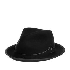 Шляпа унисекс Stetson 1328104 PLAYER WOOLFELT черная, р. 59