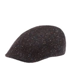 Кепка уточка унисекс Stetson 6170504 IVY HERRINGBONE синяя / коричневая, р. 59