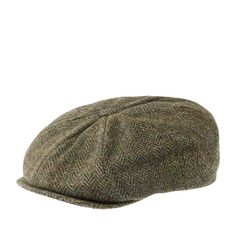 Кепка восьмиклинка унисекс HANNA HATS Newsboy 20B2 темно-зеленая, р. 55