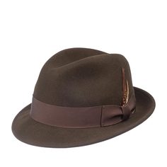 Шляпа унисекс Bailey 7001 TINO коричневая, р. 63