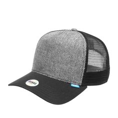 Бейсболка унисекс DJINNS HFT Tweed Combo черная, one size