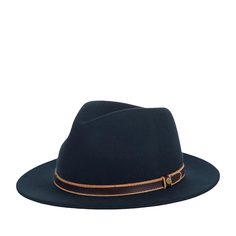 Шляпа унисекс Stetson 2528112 TRAVELLER WOOLFELT темно-синяя, р. 63