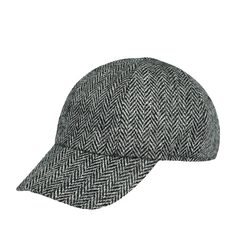 Бейсболка унисекс HANNA HATS Baseball Tweed BB2 темно-серая, р. 57