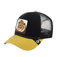 Бейсболка унисекс Goorin Bros. 101-0388 черная / желтая, one size