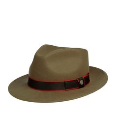 Шляпа унисекс Stetson 2198127 FEDORA CASHMERE коричневая, р. 57