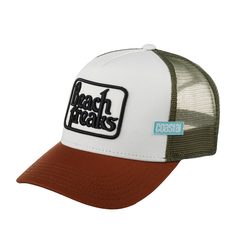 Бейсболка унисекс COASTAL HFT Beach Freaks белая one size