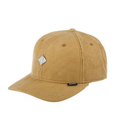 Бейсболка унисекс DJINNS 6P TrueFit Softcord Plate бежевая one size