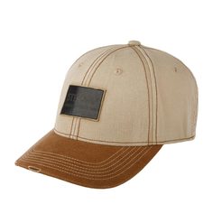 Бейсболка унисекс STETSON 7721144 BASEBALL CAP LEATHER PATCH VINTAGE бежевая one size