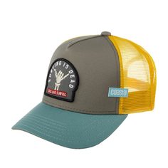 Бейсболка унисекс COASTAL HFT Surfing Dead серая one size