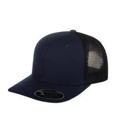 Бейсболка унисекс FLEXFIT 110ST темно-синяя one size